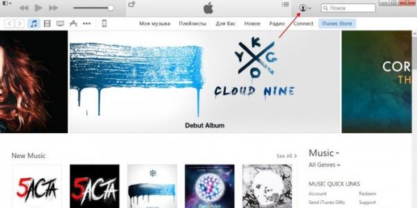 Как удалить Apple ID учетную запись iTunes