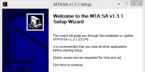 Instructions for installing and configuring MTA San Andreas 1